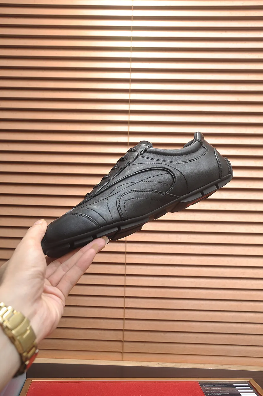 Men's shoes 💰560💶【PRADA】Prada casual shoes for couples, originally developed 1:1, made of high-mercerized cowhide with imported cowhide, silk sheepskin lining, rubber outsole, comfortable and soft on the feet, size for women: 35 to 40. Male 38 to 48💰🔥🔥🔥🔥🔥